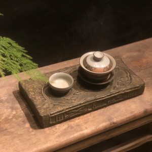 Lotus Tea Table, Wabi Sabi Style, Tea Table Decor, ZenCarve Art, Chinese Home Decoration