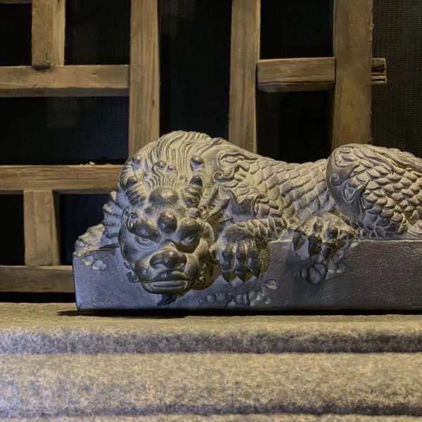Water-Suppressing Beast Decor, Chinese Cultural Stone Art, ZenCarve Home Ornament